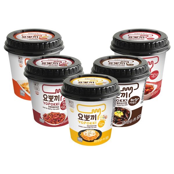 韓國 Yopokki~辣炒年糕即食杯(1杯裝) 甜辣味／起司味 款式可選