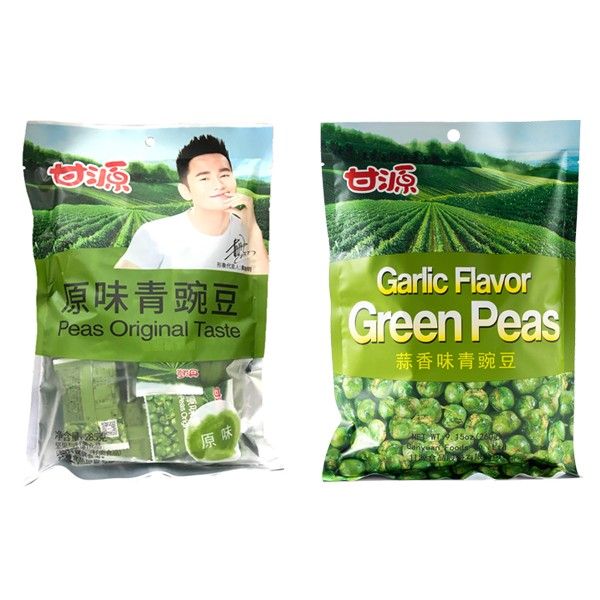 甘源~原味青豌豆285g／蒜香味青豌豆260g 兩款可選