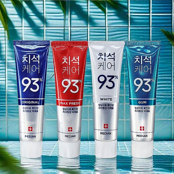 韓國Median~93%強效淨白去垢牙膏(120g) 款式可選 升級版- 小三美日| 美