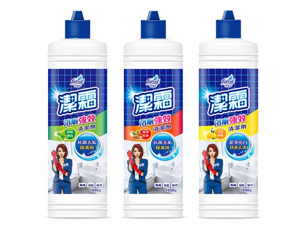 潔霜~S浴廁清潔劑(1050g) 清新薄荷／潔淨杏香／亮潔檸檬 款式可選 抗菌