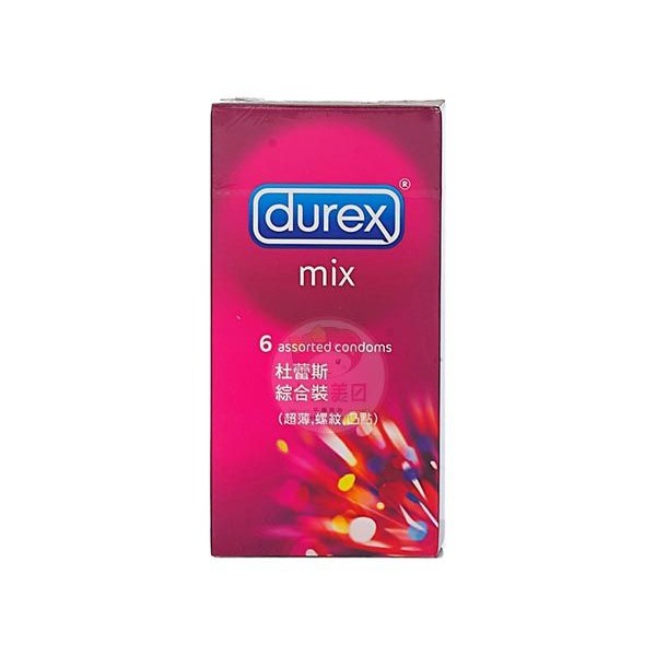 Durex 杜蕾斯~綜合裝衛生套(6入)  保險套