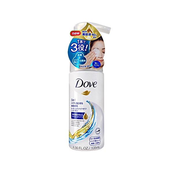 Dove 多芬~3合1潤澤卸妝潔面慕絲(135ml)
