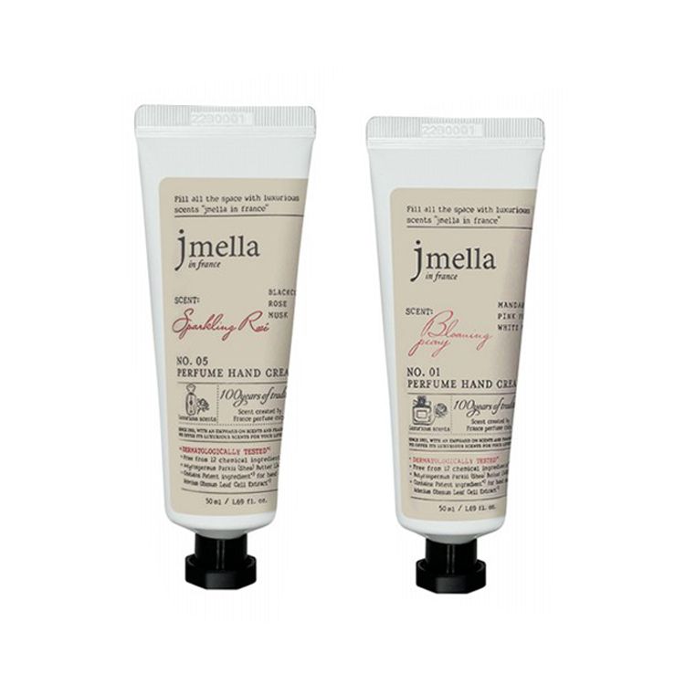 優惠款 韓國 jmella~香氛護手霜(50ml) NO.01花園舞會／NO.05香檳玫瑰 款式可選NG品