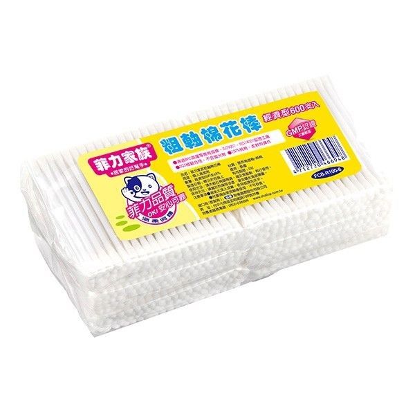 優惠款 菲力家族~粗軸棉花棒600入 NG品