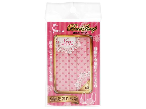 MISS.BELLA 蜜絲貝拉~透明超彈性肩帶(1對入)