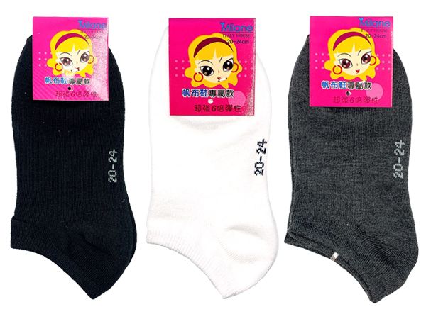 台灣製~素面船襪(F1)1雙入 顏色可選