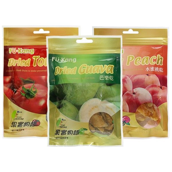 果實物語~聖女番茄乾／珍珠芭樂乾／特級水蜜桃乾／關廟鳳梨乾／愛文芒果青(情人果)(1包入) 款式可選