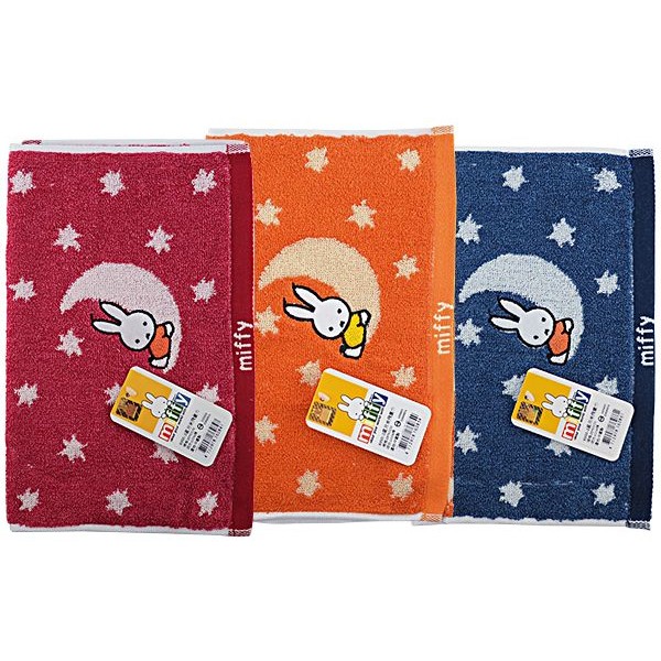 米飛兔星月刺繡童巾(25x50cm) 1入 顏色可選  miffy