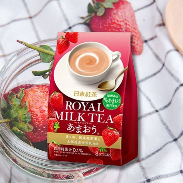 日東紅茶~皇家奶茶(草莓風味)112g