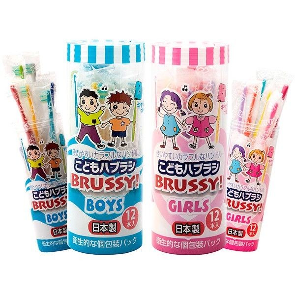 日本UFC~BRUSSY兒童專用牙刷(12入) 款式可選