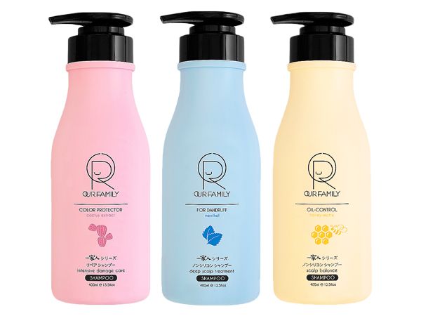 OUR FAMILY~一家人益生菌護色／抗屑／控油洗髮精(400ml) 款式可選