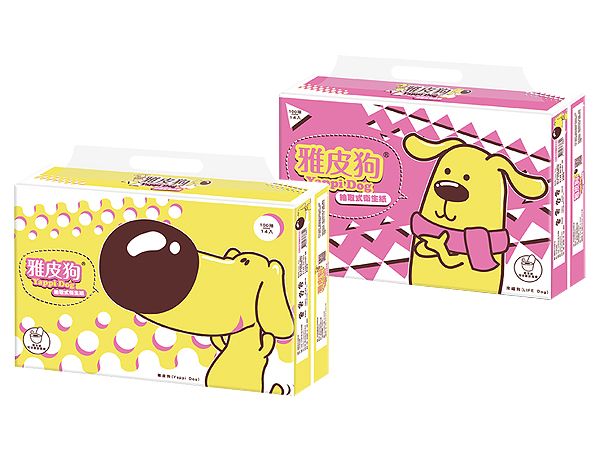 雅皮狗~抽取式衛生紙(100抽x14包x6袋) 隨機出貨 ※限宅配／無貨到付款
