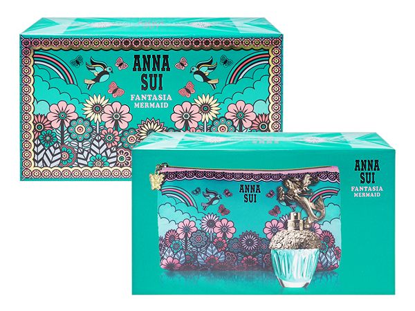 Anna Sui 安娜蘇 美人魚童話禮盒 淡香水30ml 愛情鳥化妝包 小三美日 美妝 保養 生活用品購物網