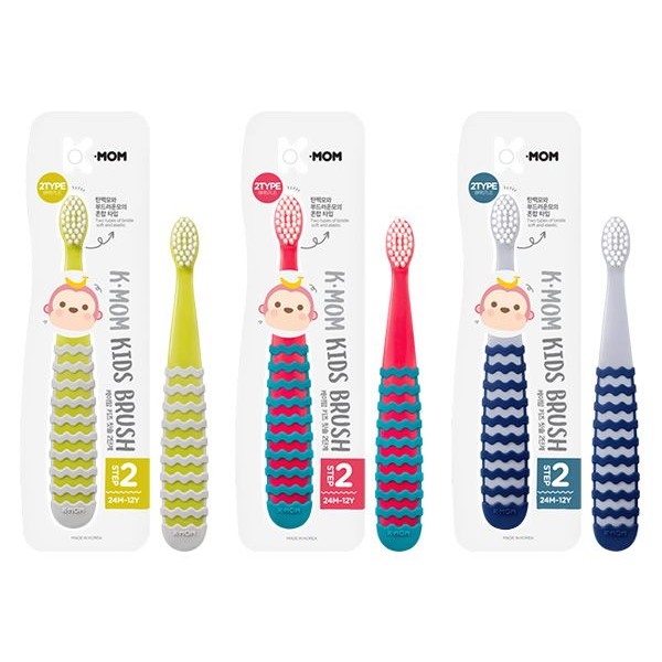 韓國 K-MOM~第二階段牙刷(2~12歲)1支入 款式可選  MOTHER-K 