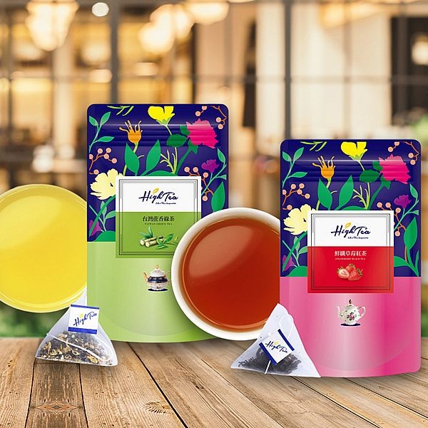 High Tea~台灣蔗香綠茶／鮮纖草莓紅茶(12入) 款式可選