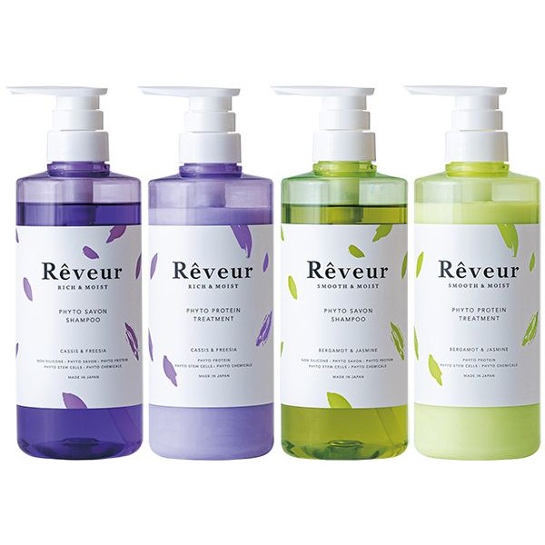 日本 Reveur 芮芙茹~植物性洗髮露／植物蛋白護髮素(500ml) 款式可選
