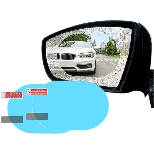 汽車後視鏡防雨貼膜(橢圓款100x145mm)一對入