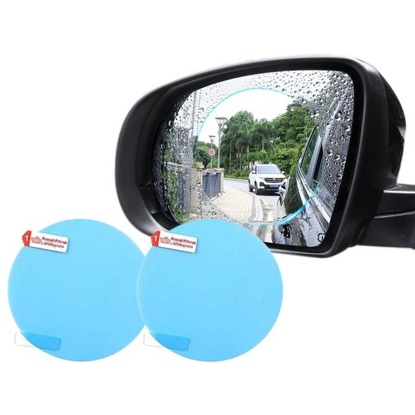汽車後視鏡防雨貼膜(正圓款95x95mm)一對入