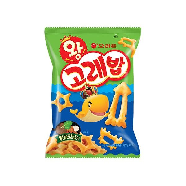韓國 好麗友~鯨魚王脆餅(56g)
