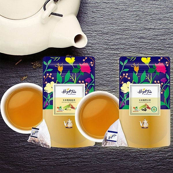 High Tea~玉米鬚菊花茶／玉米鬚黑豆茶／玉米鬚茶(12入) 款式可選