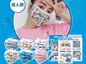 親親 JIUJIU~成人醫用口罩(10入)哆啦A夢聯名款 款式可選 MD雙鋼印