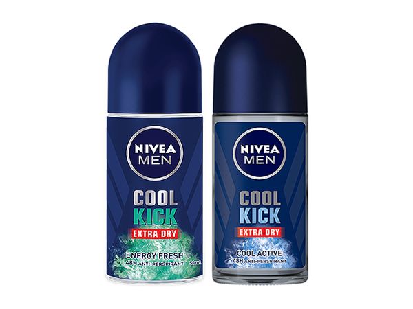 NIVEA 妮維雅~男士止汗爽身乳液(50ml)瞬間酷涼系列 款式可選