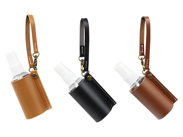 萬用便攜式噴霧瓶皮套(含噴瓶60ml)1入 顏色隨機出貨 分裝空瓶 