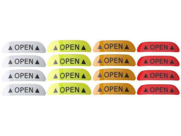 安全反光警示貼(4張) 顏色隨機出貨