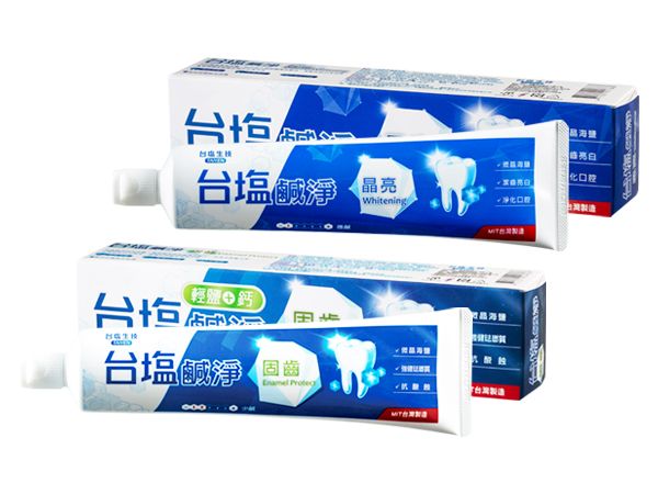 台鹽生技~鹹淨晶亮／固齒牙膏(150g) 款式可選