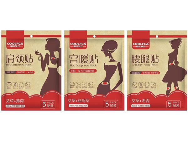 COOLFCA~熱式 肩頸貼(艾草+薄荷)／暖宮貼(艾草+益母草)／腰腿貼(艾草+老薑)5入 款式可選