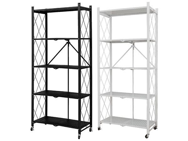 DAYNEEDS 日需百備~五層免安裝折疊角鋼貨架(1入) 款式可選