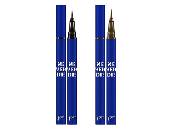 韓國 BBIA~NEVER藍眼淚終極防水控油眼線液筆(0.4g)01-霧面黑／02-霧面棕 款式可選