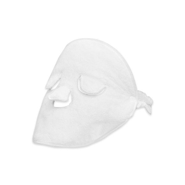 臉型熱敷毛巾/蒸臉面膜罩(三孔)1入 掛繩可拆款