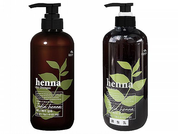 韓國 Henna~指甲花亮采 洗髮露／潤髮乳(護色系列)700ml 款式可選