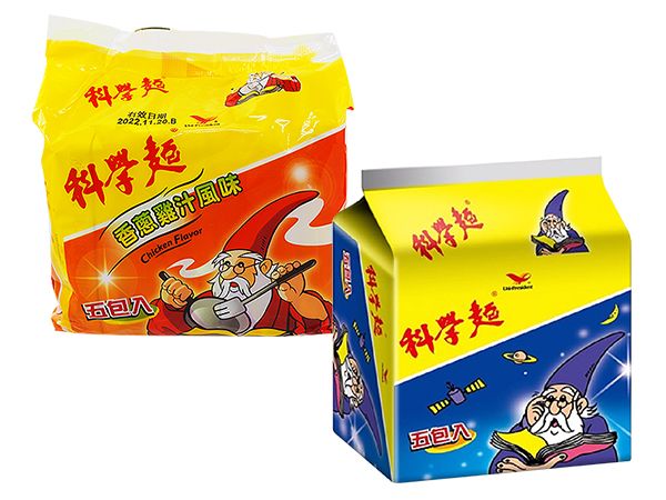 統一~統一科學麵(40g) 原味／香蔥雞汁風味(5入袋裝) 款式可選