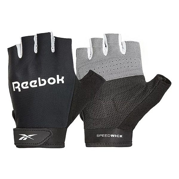 Reebok~速乾透氣健身手套(經典黑)1雙入 款式可選