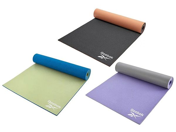 Reebok~專業訓練雙色瑜珈墊(6mm)1入 款式可選