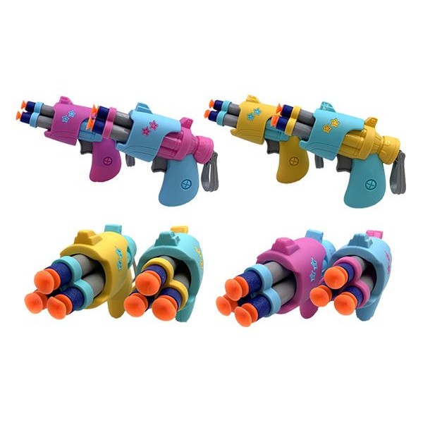 Rinmax~趣味互動安全子彈玩具手槍(1入) 顏色隨機出貨
