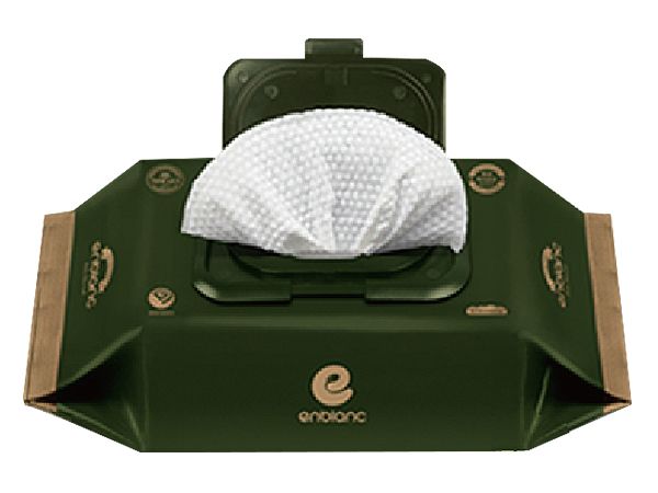 韓國 ENBLANC~銀離子抗菌極厚仙人掌有蓋純水濕紙巾(68抽)