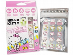 Hello Kitty~造型彩色香氛貼(30入)