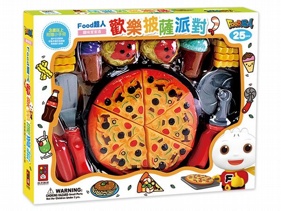 風車圖書~歡樂披薩派對(新版)FOOD超人(大盒)1入