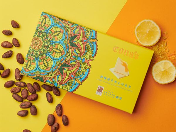 妮娜巧克力~Cona'檸檬薄片夾心巧克力(12入／盒)