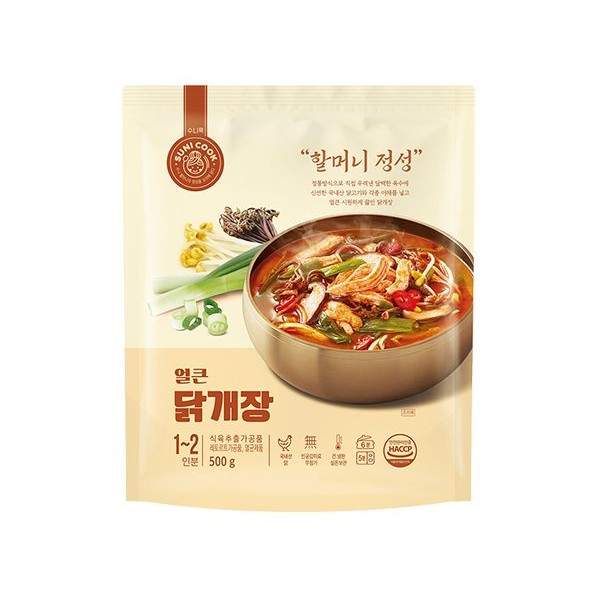 韓國順伊奶奶~正宗辣雞湯(500g) 減辣版~更符合台灣人口味
