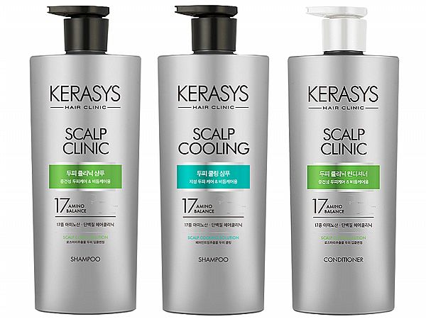 Kerasys 可瑞絲~胺基酸去屑洗髮精／潤髮乳(600ml) 款式可選