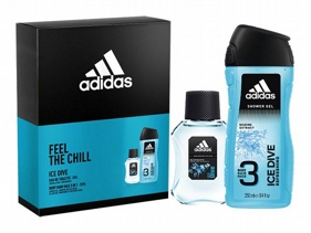 Adidas 愛迪達~品味透涼香水限量組(淡香水50ml+洗髮沐浴露250ml)