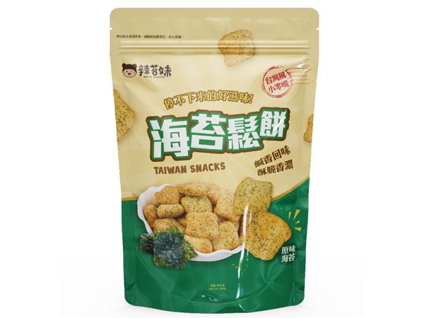 Spicy Snacks 辣苔妹~海苔鬆餅(200g)