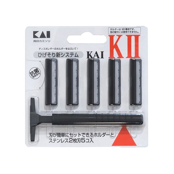 KAI 日本貝印~刮鬍刀(2片刃)K2-5B1(1入)