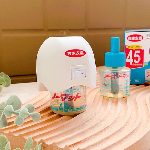 日本 興家安速~液體電蚊香組合(電蚊香器+電蚊香液42ml)1組入