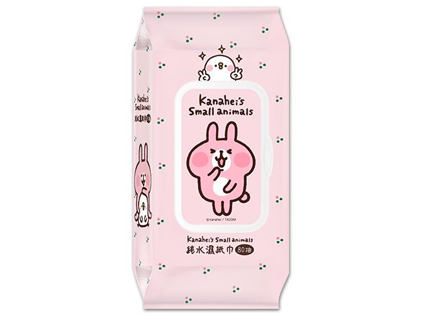 御衣坊~純水濕紙巾(卡娜赫拉的小動物)80抽