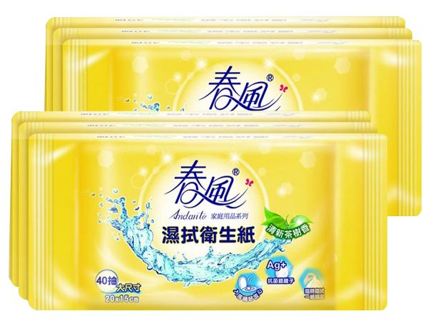 春風~濕式衛生紙40抽x3包x2串  ※限宅配／無貨到付款